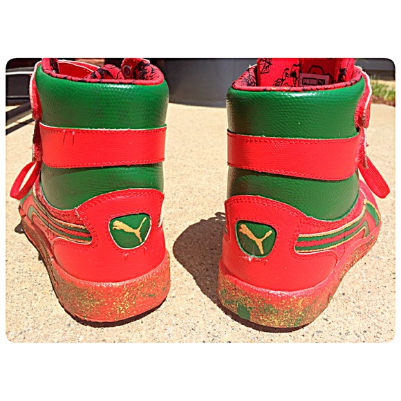 Women’s size 9 custom high top pumas - Picture 4 of 4